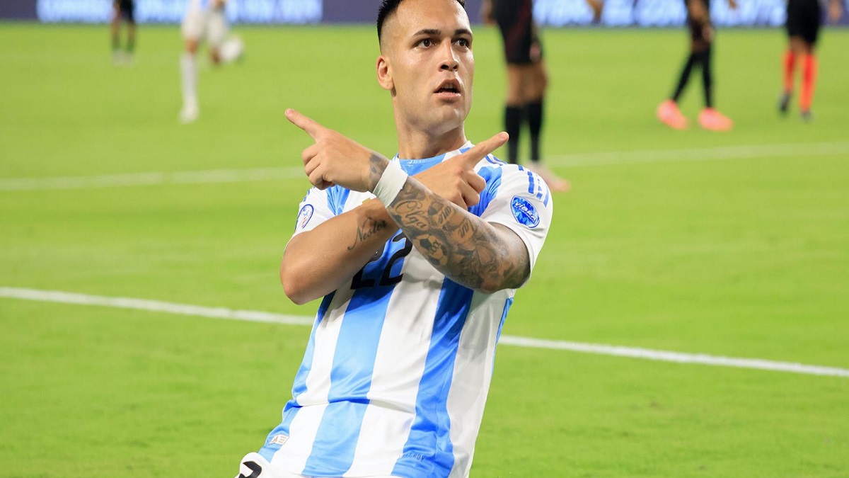 Argentina Copa America Lautaro Martinez foto EFE
