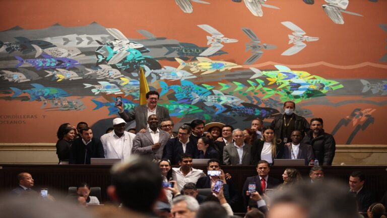 Congreso de Colombia aprueba reforma pensional impulsada por el presidente Petro 1 Congreso