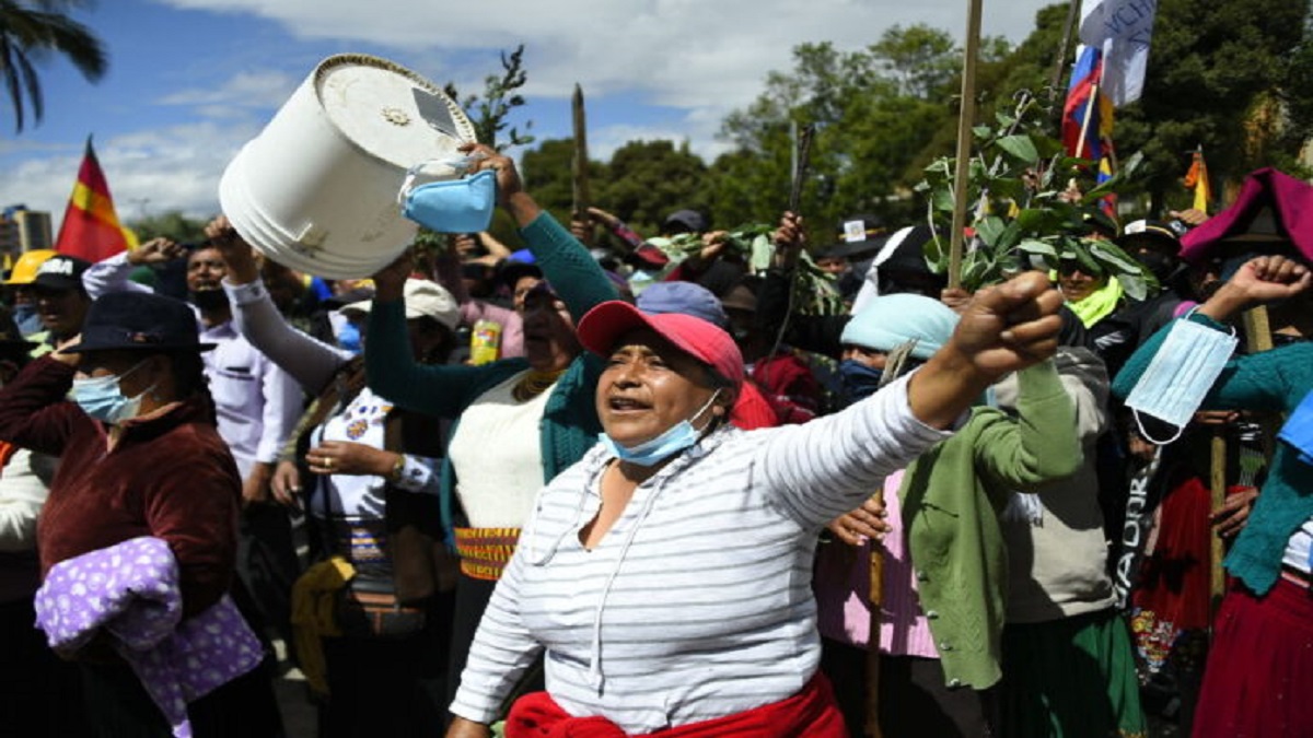 Ecuador protesta indigena foto Sputnik Novosti