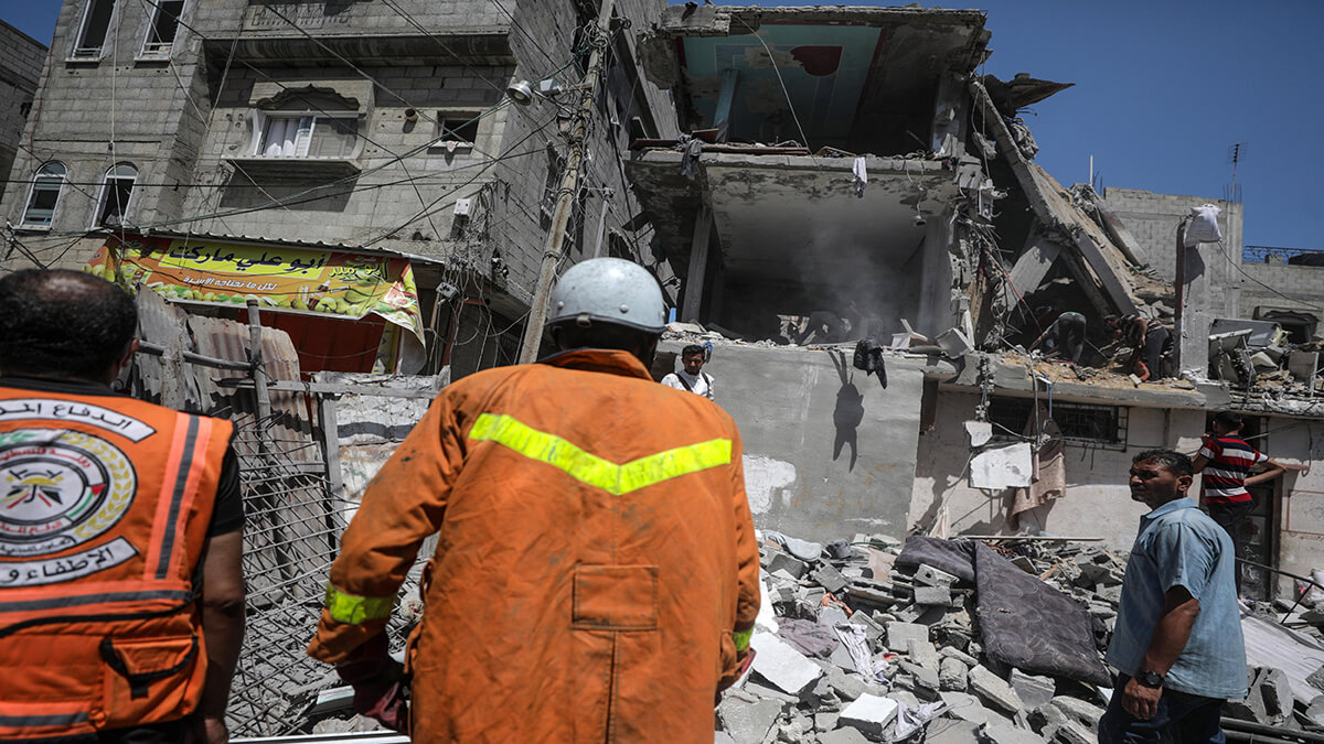 Cruz Roja afirma que ataque a campo desplazados en Gaza deja al menos 22 muertos 4 Gaza Cruz Roja EFE