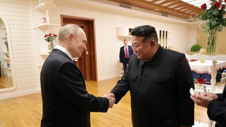 Putin Kim Jong un @KCNA