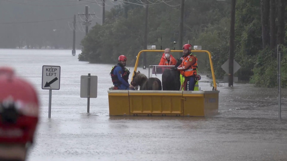 Fuertes lluvias provocan inundaciones en Sídney 10 Sidney inundaciones