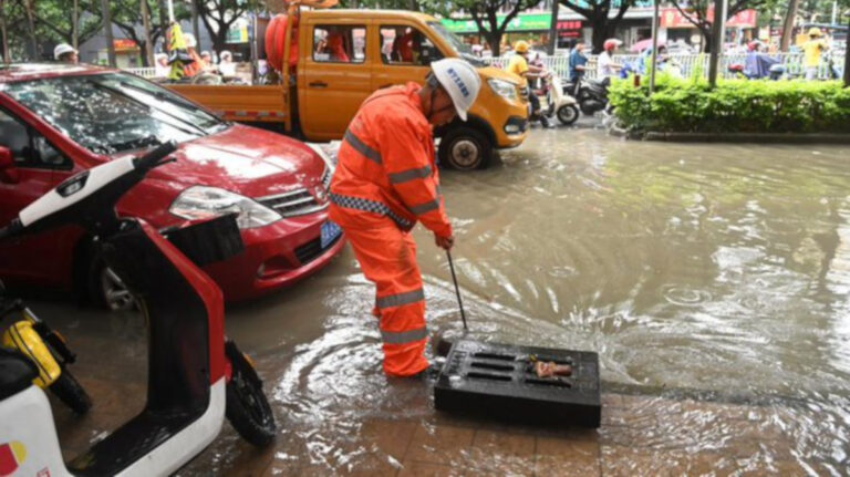 China registra climas opuestos en el este y norte del país asiático 1 rains