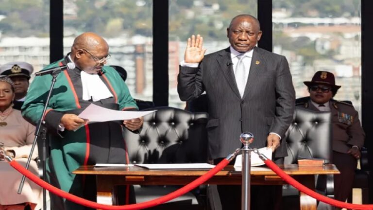 Cyril Ramaphosa jura como presidente de Sudáfrica 1 sudafrica