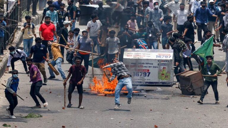 Bangladesh Protestas Disturbios