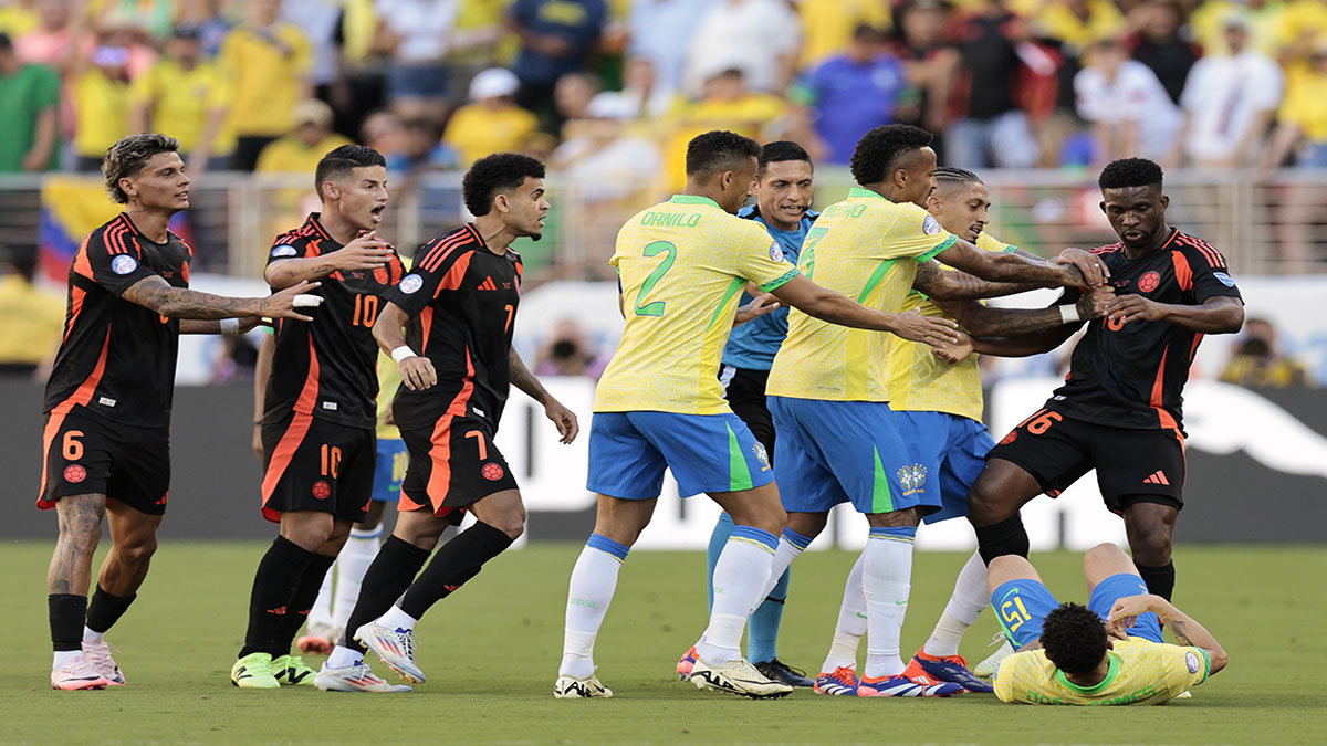 Colombia y Brasil avanzaron a cuartos de final de la Copa América 2024 3 Colombia Brasil Copa America EFE