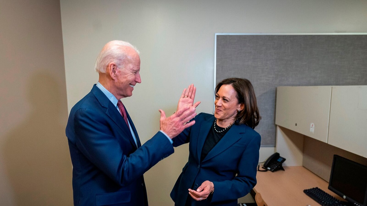 Demócratas reaccionan tras decisión de Biden de abandonar carrera electoral y proponer candidatura de Harris 3 EEUU Casa Blanca Joe Biden Kamala Harris foto EFE