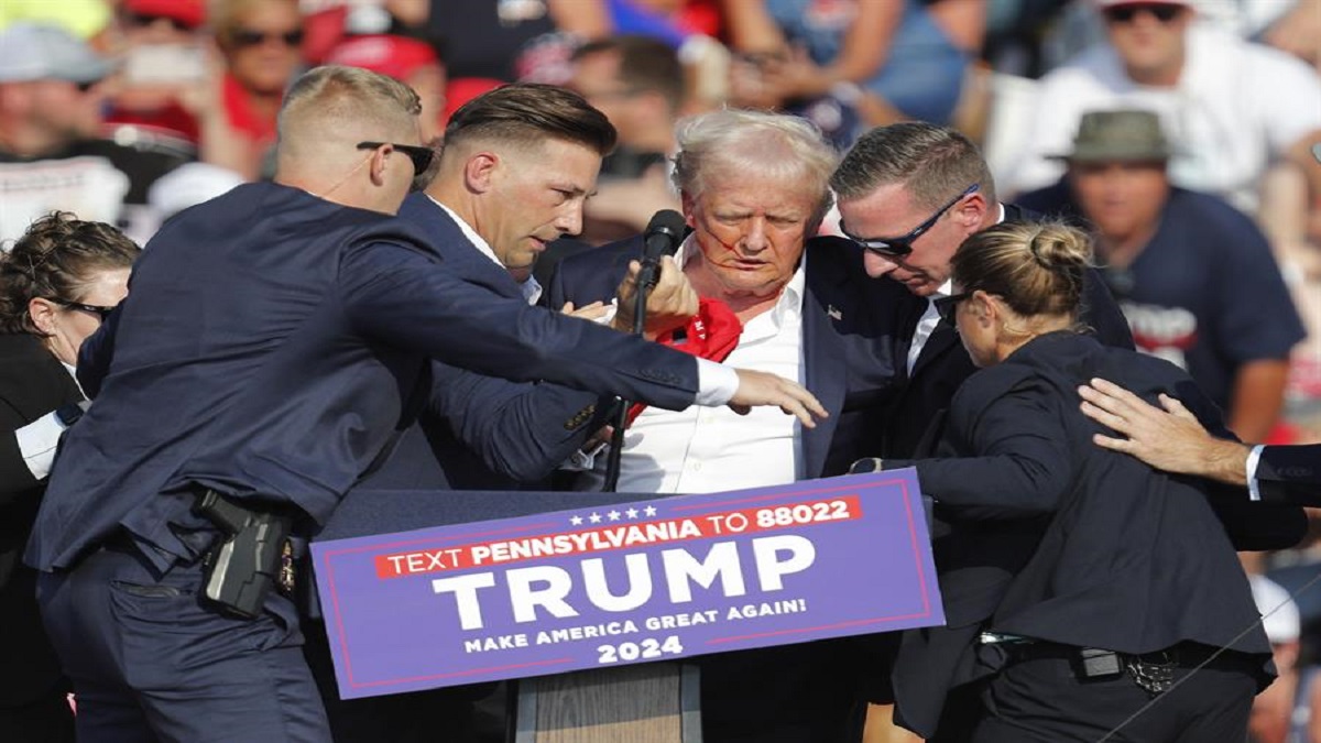 Estadounidenses están preocupados por el futuro violento de su nación 2 EEUU tiroteo mitin Donald Trum Pensilvania foto EFE