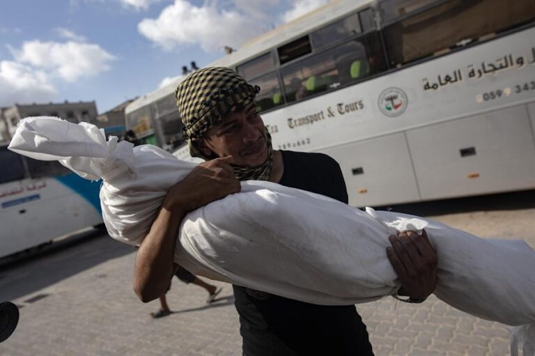 Gaza victimas agresion Israel foto EFE