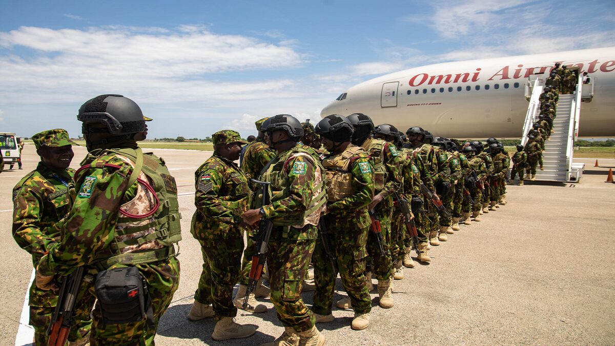 Haiti Policias de Kenia