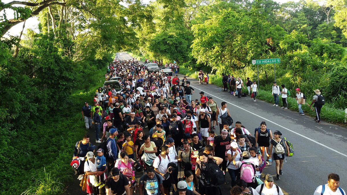 Parte nueva caravana de migrantes desde México hacia Estados Unidos 3 Mexico Caravana Migrantes