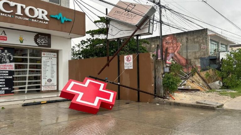 Lluvias torrenciales en sureste mexicano tras el paso del huracán Beryl 1 Mexico Ciclon