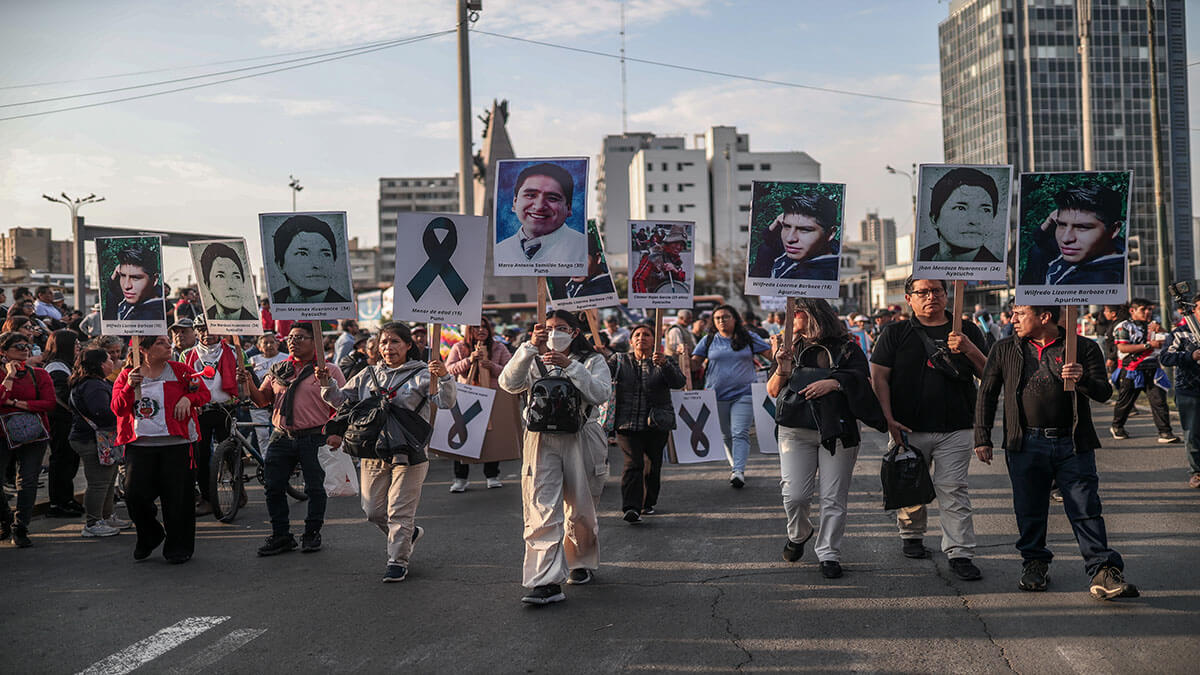 Peru Marchas EFE