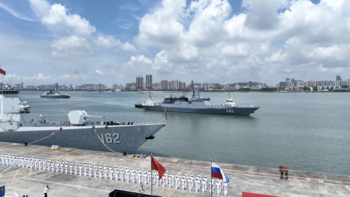 China y Rusia realizan maniobras militares conjuntas 6 Rusia China ejercicios militares foto CGTN