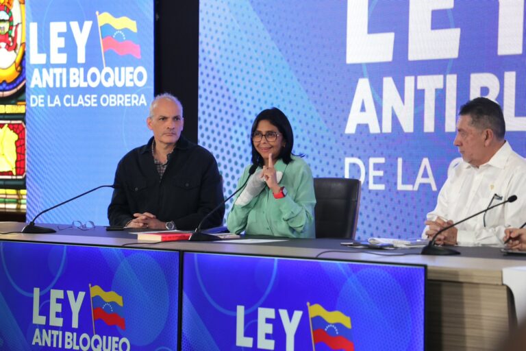 Venezuela instala mesa técnica para discutir Ley Antibloqueo de la Clase Obrera 1 delcy