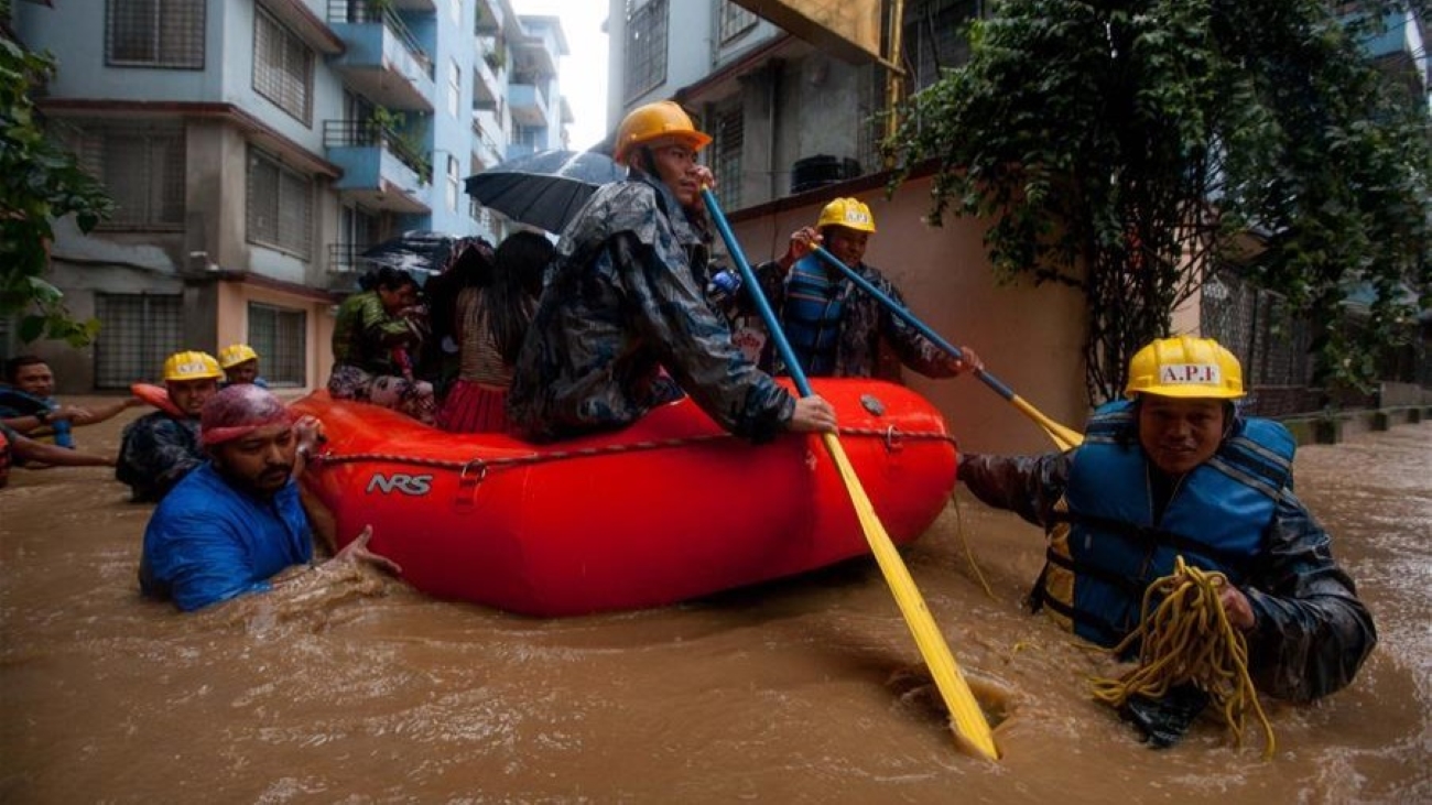 Reportan 14 fallecidos por inundaciones en Nepal 5 inundaciones nepal