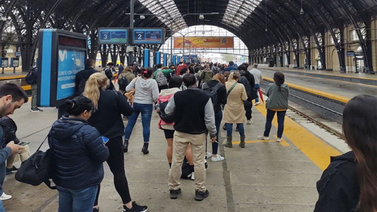 Argentina trenes crisis politica economica Milei foto Tiempo Argentino