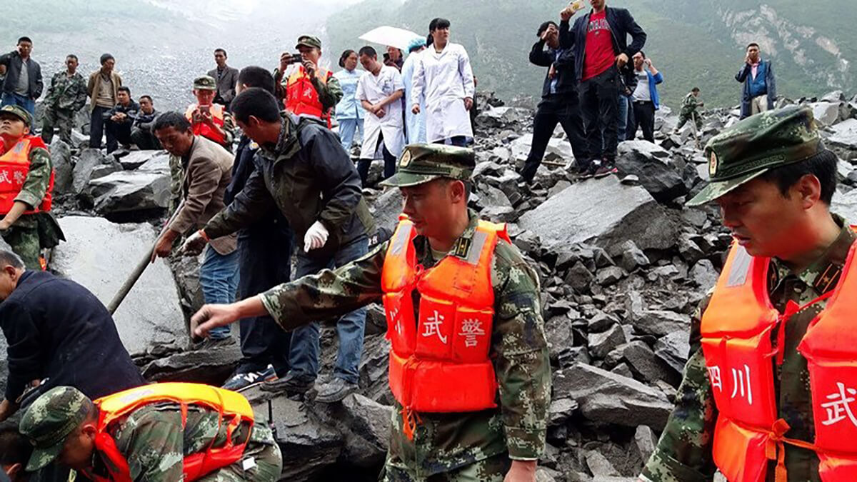 China deslizamiento tierra twitter 1