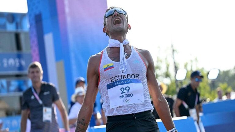 Ecuador deportes Paris 2024 marchista Brian Daniel Pintado foto COE 1