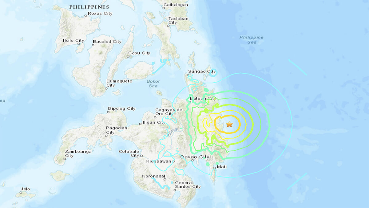 Un sismo de magnitud 6.3 azotó la isla filipina de Mindanao 7 Filipinas temblor usgs