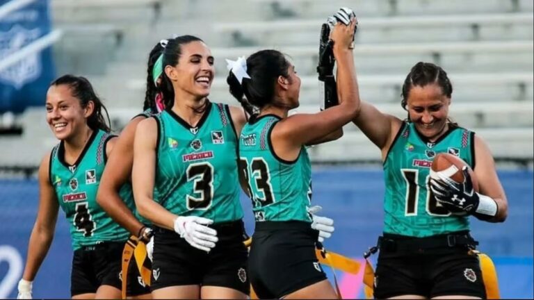 México y Panamá arrancan con buen paso en Mundial de Flag Football Finlandia 2024 1 Mexico equipo mujeres flag football 2024 foto Olympics