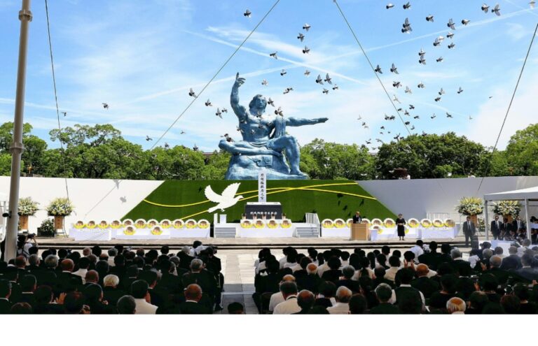 Recuerda en Japón a las víctimas del bombardeo atómico de Nagasaki 1 Nagasaki homenaje EFE 2