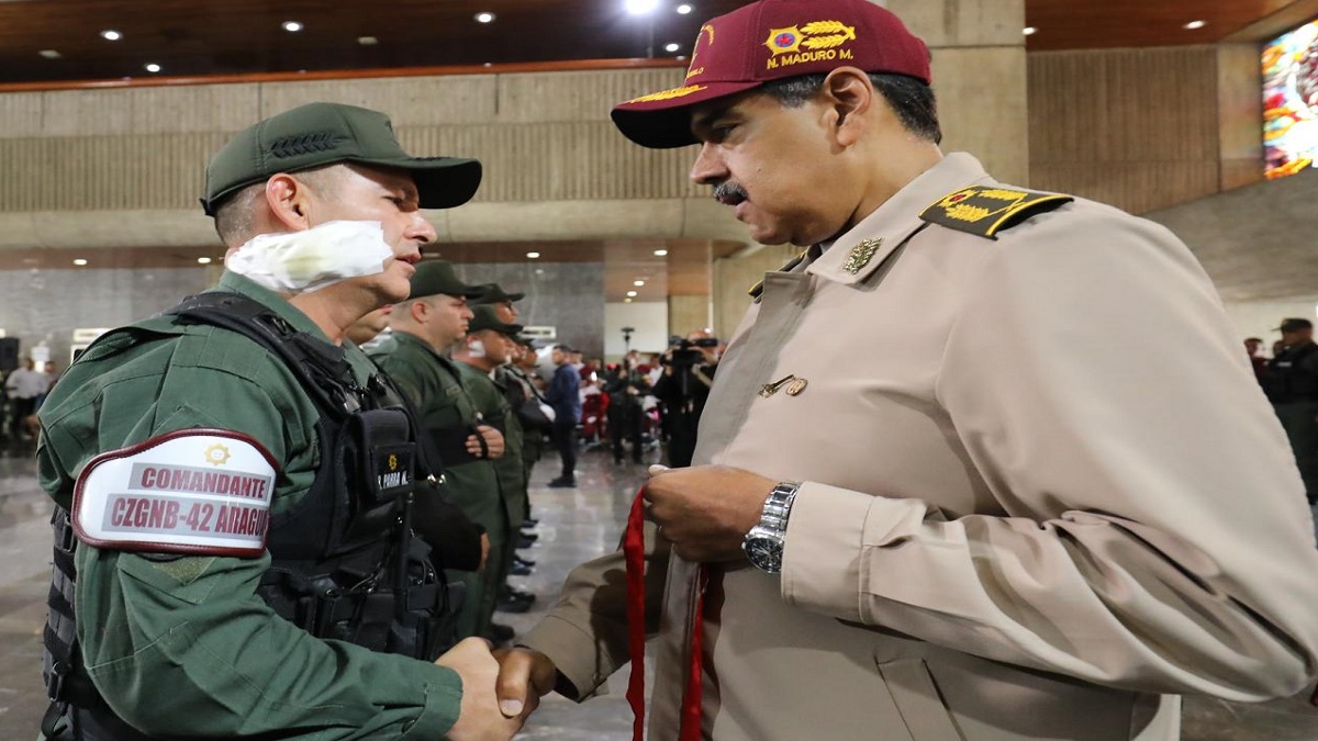 Venezuela presidente Nicolas Maduro acto reconocimiento GNB foto Prensa Presidencial