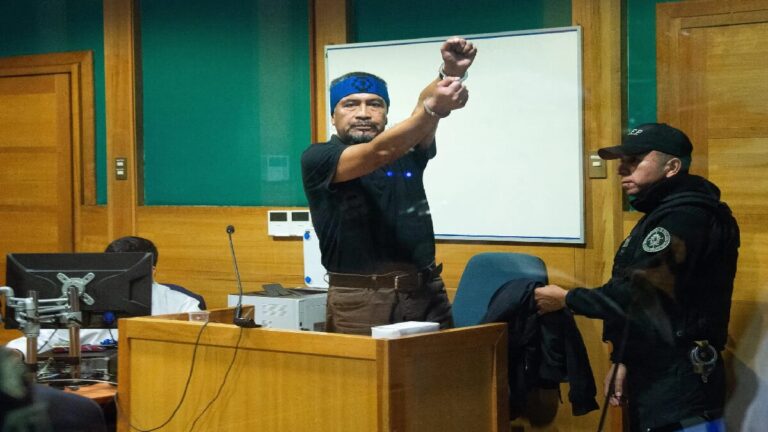 Líder mapuche Héctor Llaitul concluye huelga de hambre 1 mapuche 2