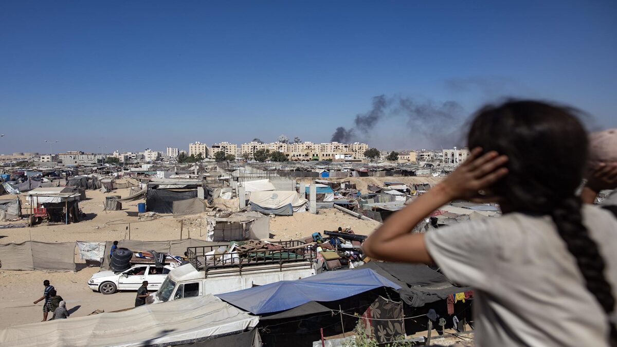 Reportan primer caso confirmado de poliomelitis en la Franja de Gaza 2 pales