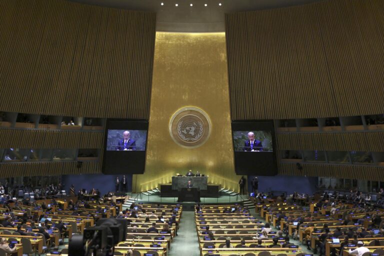 Abucheado y con sillas vacías: Netanyahu disertó ante la Asamblea General de la ONU 1 523cca2fa0637699b0f36611f4989d1e423161d0w