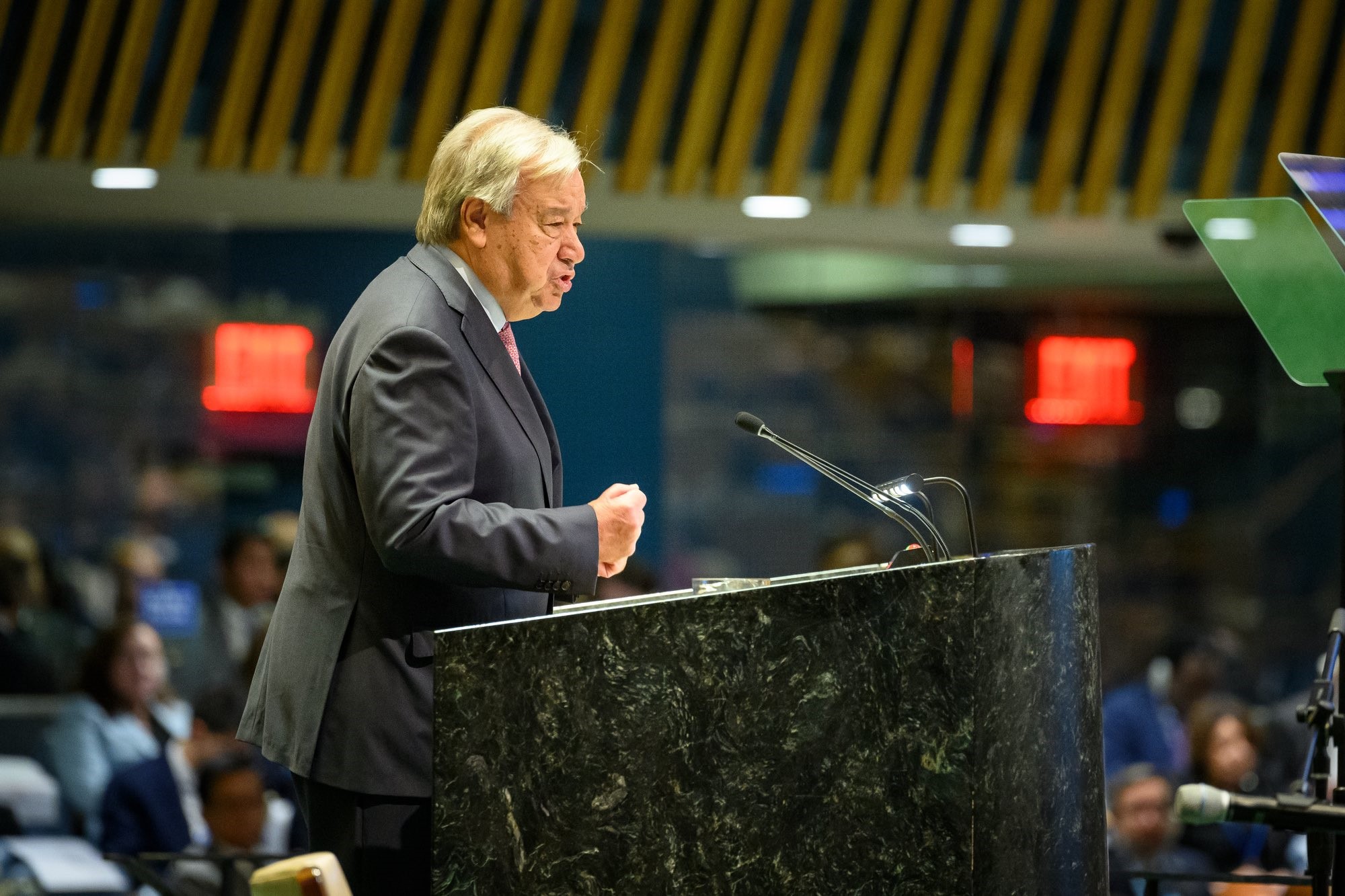 Antonio Guterres en la Onu