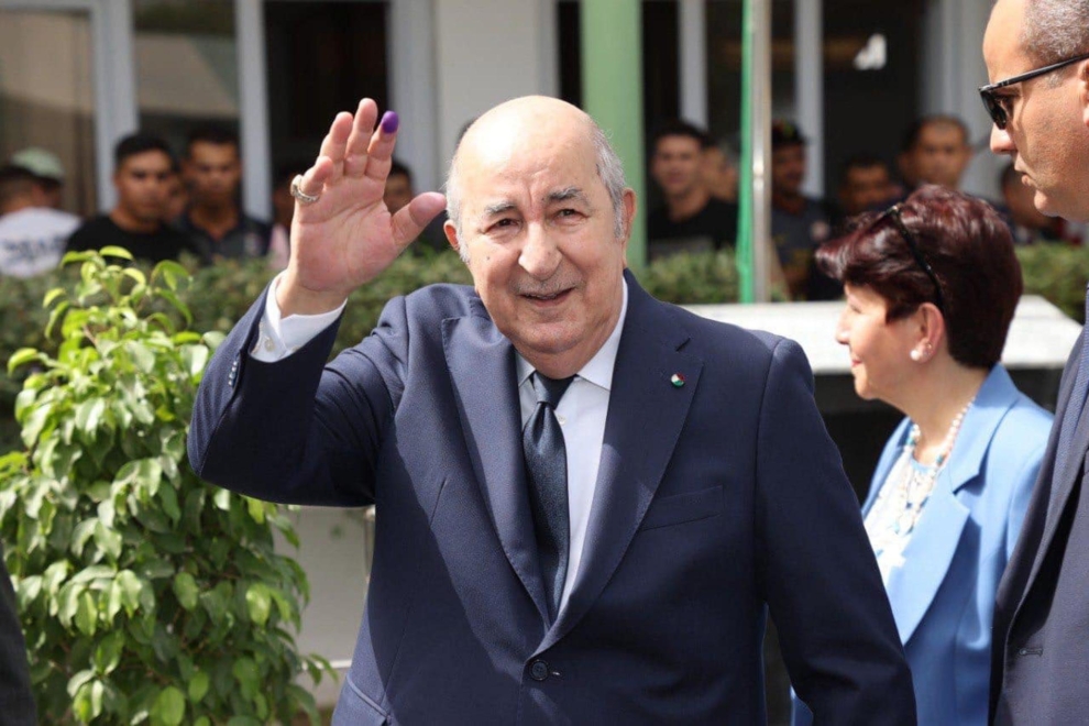 Argelia presidente reelecto Abdelmadjid Tebboune foto EFE