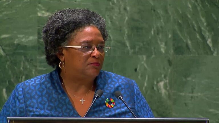 Barbados primera ministra Mia Amor Mottley ONU