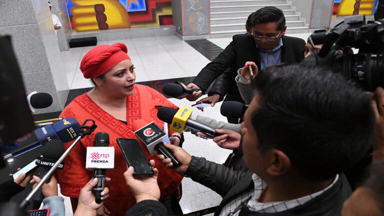 Gobierno convoca a Morales a un diálogo para evitar enfrentamientos entre bolivianos 1 Bolivia Ministra Prada ABI