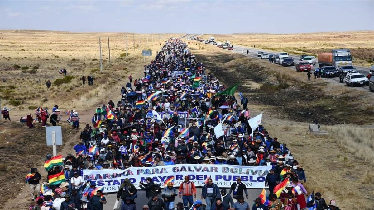 Bolivia marcha nacional foto EFE