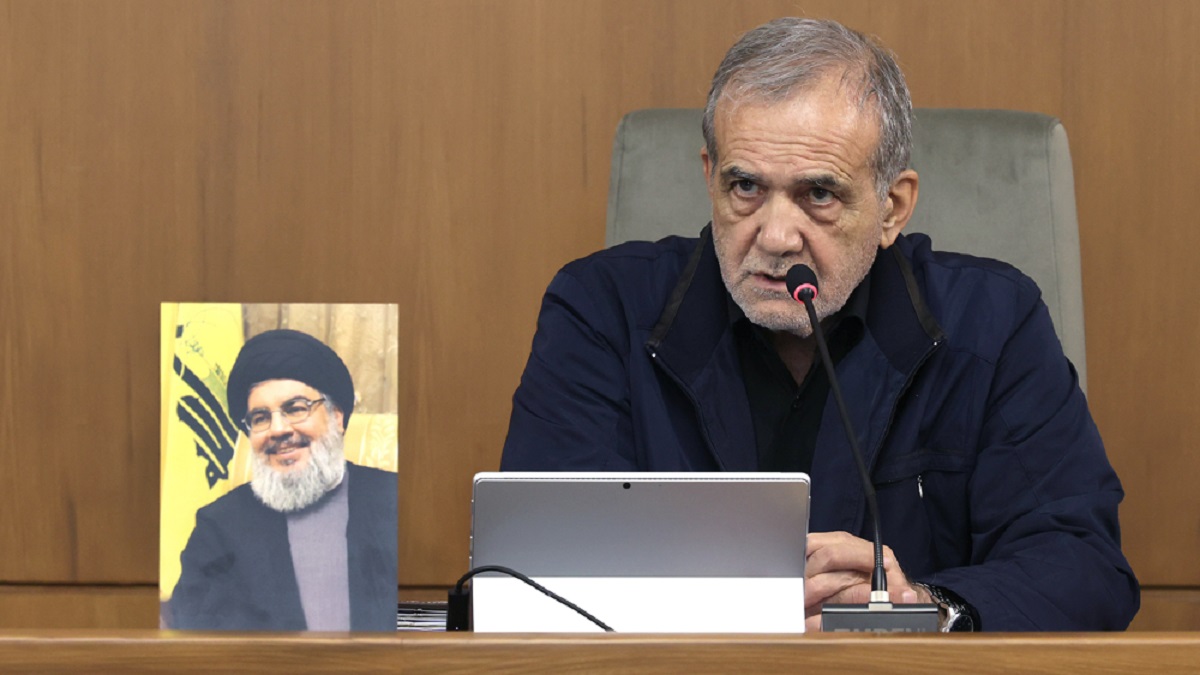 Presidente de Irán asegura que crímenes de Israel no quedarán sin respuesta 2 Iran presidente Masoud Pezeshkian foto Presidencia