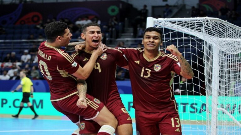 Venezuela clasifica a octavos de final del Mundial de Futsal 1 Venezuela Futsal pase