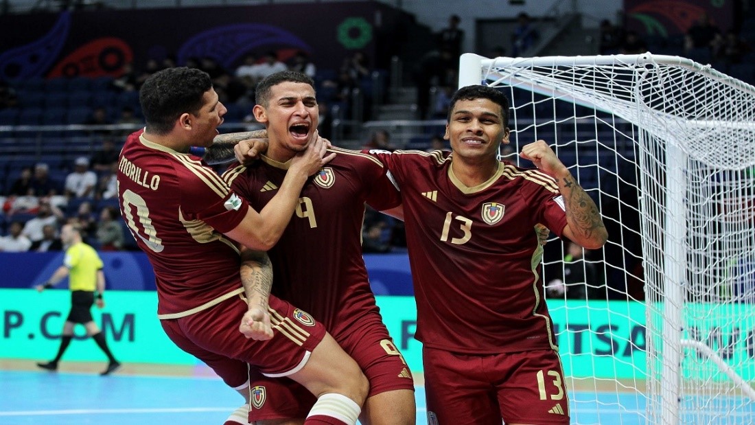 Venezuela clasifica a octavos de final del Mundial de Futsal 3 Venezuela Futsal pase