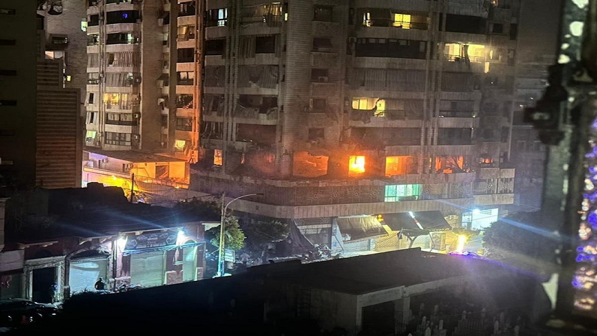 Israel lanzó cinturones de fuego contra edificios del sur de Beirut, Líbano 1 Beirut