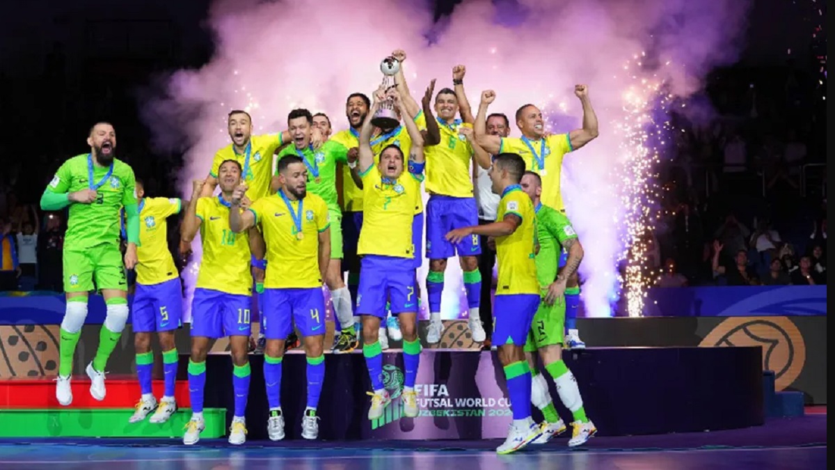 Brasil vence 2-1 a Argentina en final de Mundial de Fútbol Sala FIFA 2024 3 Brasil campeon Mundial Futbol Sala FIFA 2024 foto FIFA