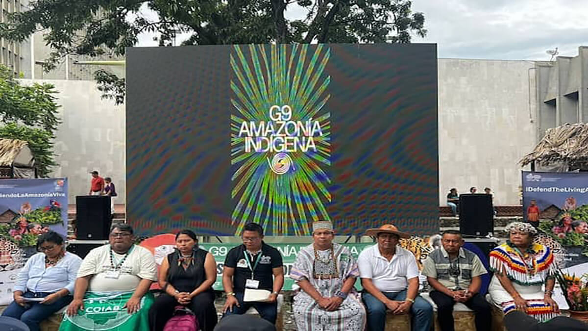 Pueblos indígenas de los nueve países amazónicos lanzan G9 7 Colombia G9 1