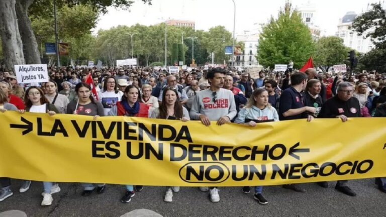 Espana movilizaciones alquileres justos Madrid foto EFE