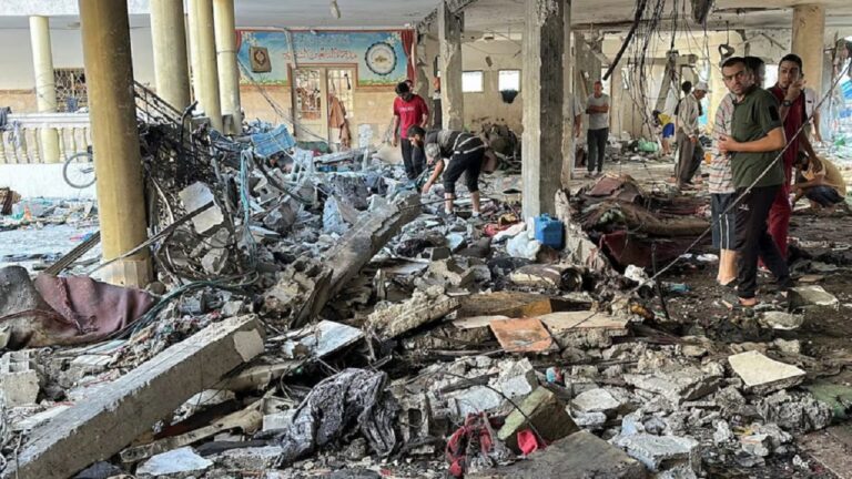 Gaza bombardeo escuela Israel foto EFE
