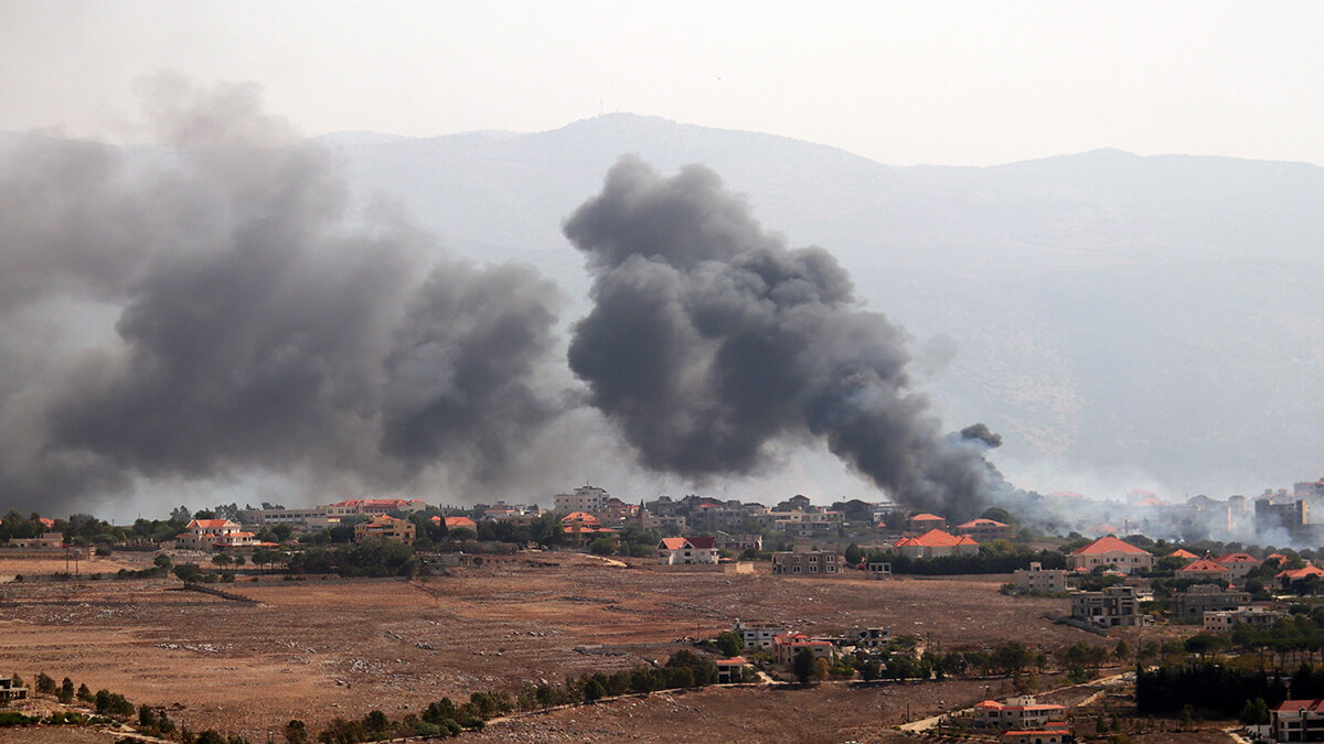 Hezbolá se enfrenta a fuerzas israelíes en el sur del Líbano 10 Hezbola ataques EFE