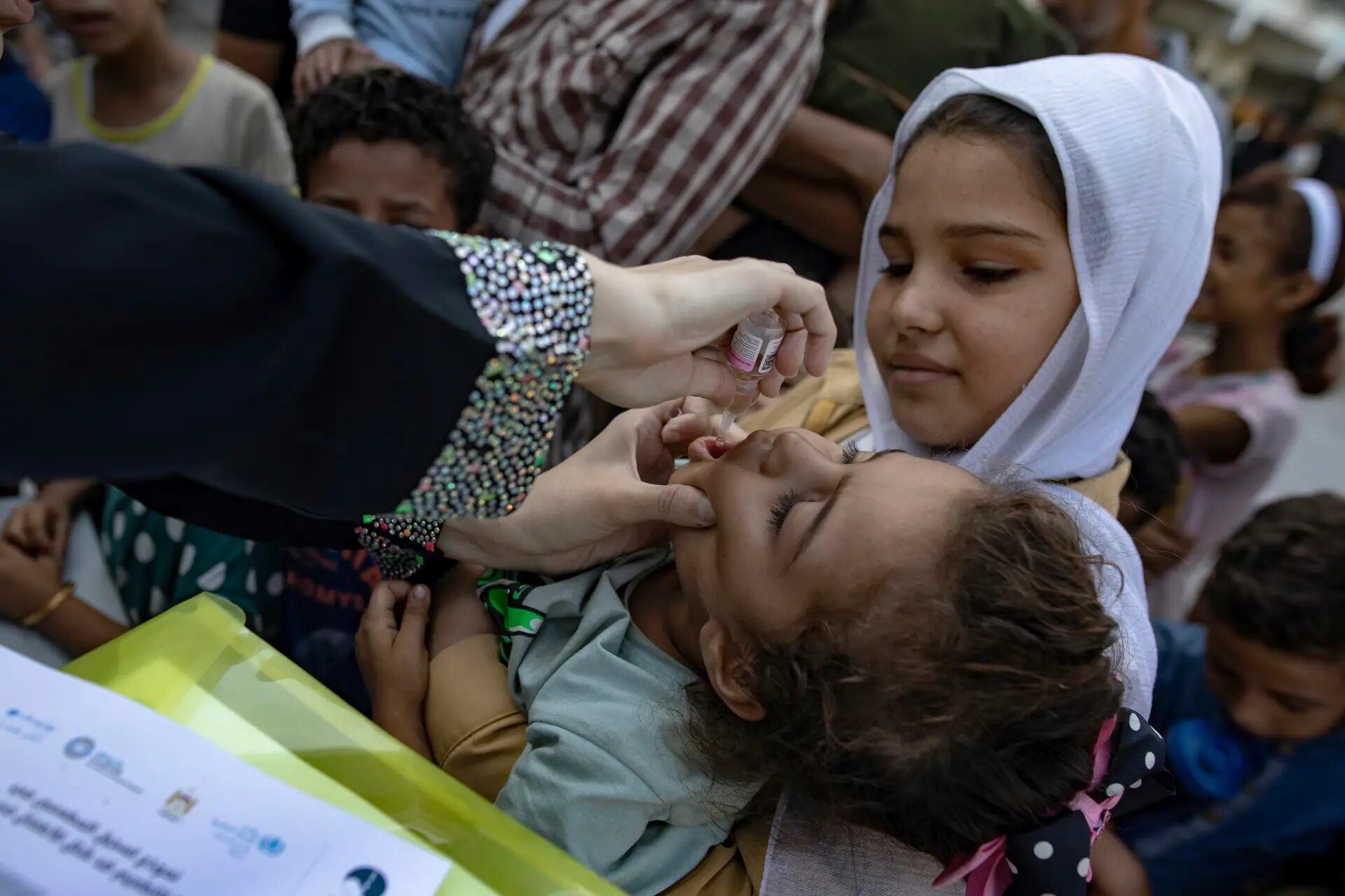 Vacunación de la segunda dosis antipolio comienza el próximo lunes en Gaza 4 Polio Gaza1