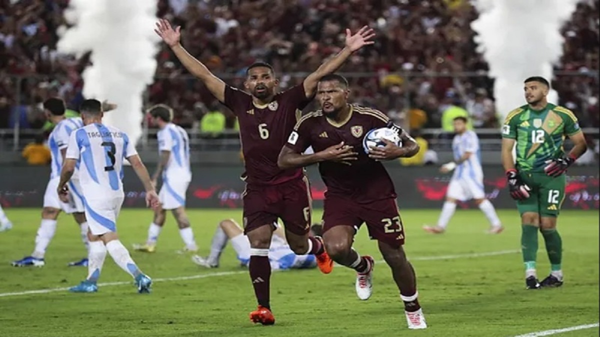 Resumen eliminatorias sudamericanas: Venezuela empata frente a Argentina 2 Venezuela futbol