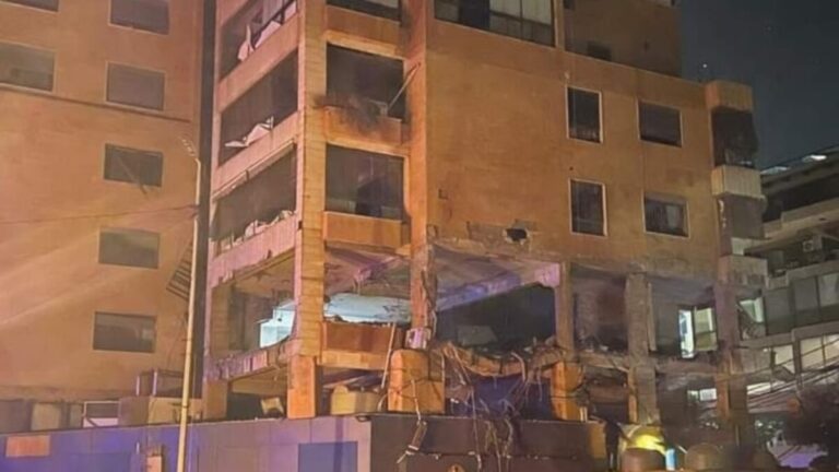 Continúan ataques en Beirut: Israel destruye edificio donde está canal libanés Al Mayadeen 1 al