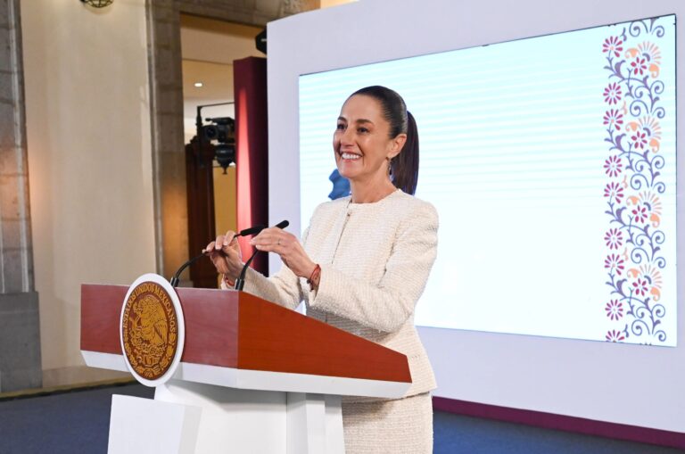 Presidenta de México desmiente que Chiapas esté al borde de una guerra civil 1 claudiaenchaiaspsna2210