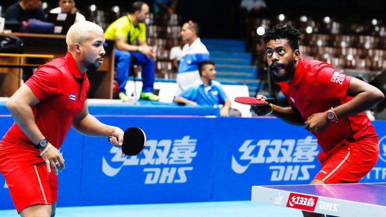 Cuba logra la medalla de plata en el doble masculino del Campeonato Panamericano de Tenis de Mesa 1 tenis de mesa