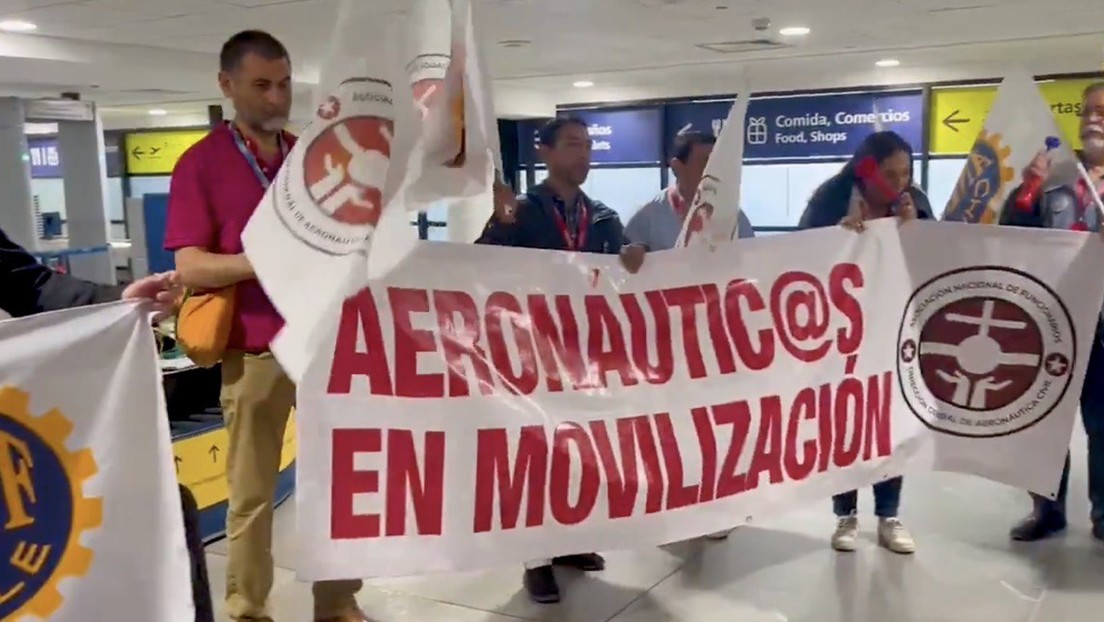 Paro de sindicatos de la aviación en Chile impacta a aproximadamente 15 mil viajeros 2 Anef Chile